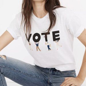 Madewell VOTE tshirt - unisex size small